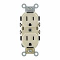 Gorgeousglow CBR15-00I 15 amp Decorative Duplex Receptacle  Ivory GO710128